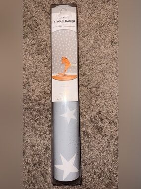 Nuwallpaper peel and stick wallpaper star print NEW one roll - made in the USA